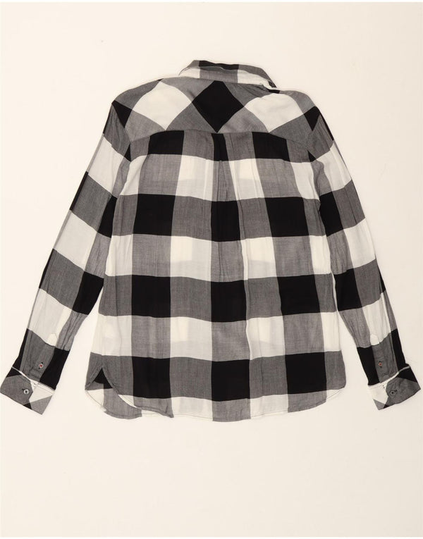 Camicia da donna Regular Fit Tommy Hilfiger US 8 Medium Black Check Viscosa