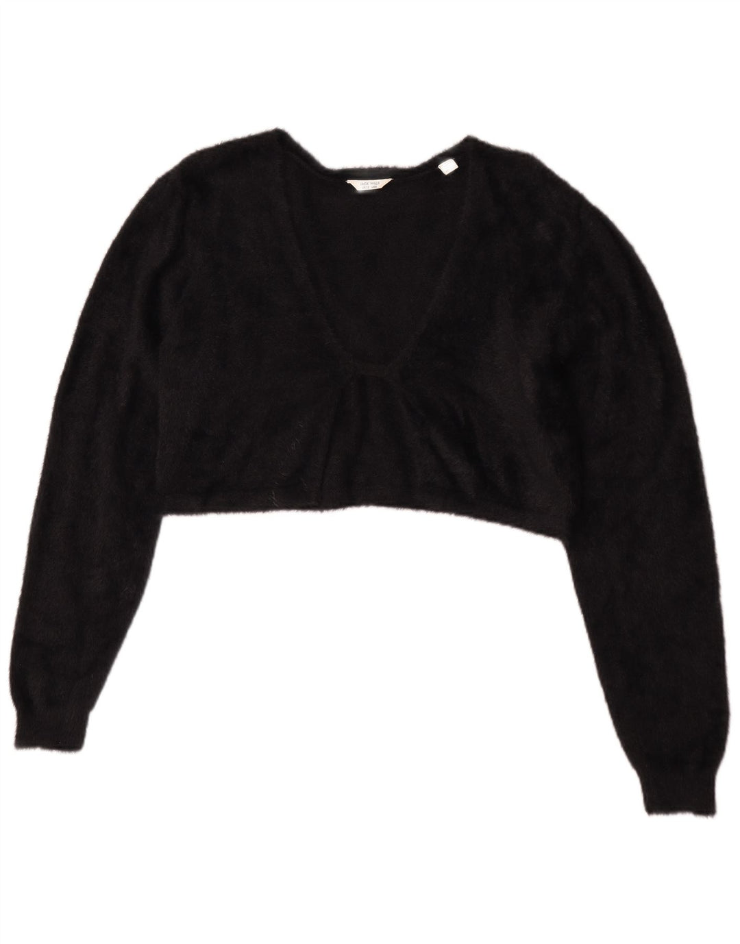 Maglione Bolero da donna Jack Wills UK 12 cotone nero medio