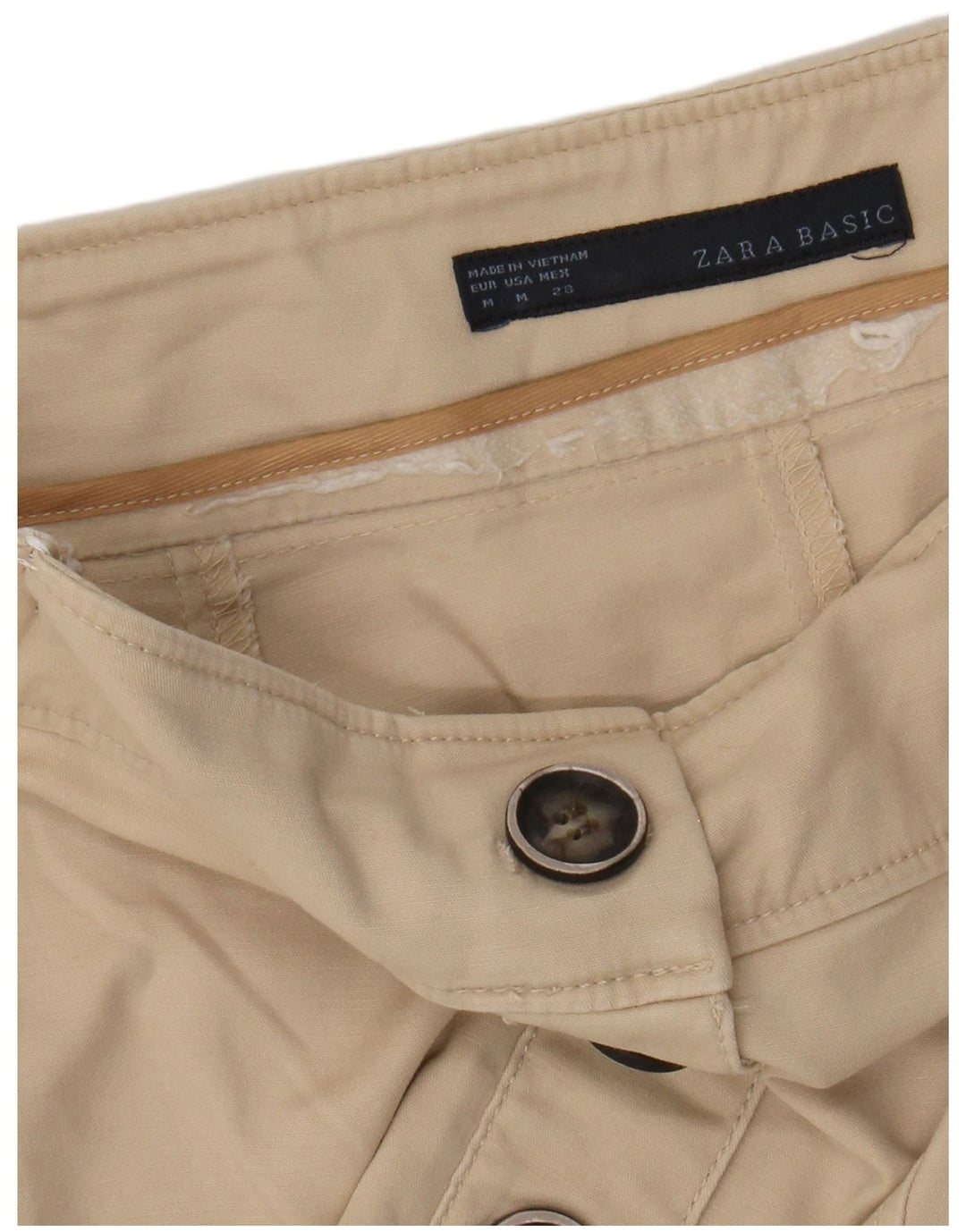 Gonna a tubino ZARA da donna media W28 Beige