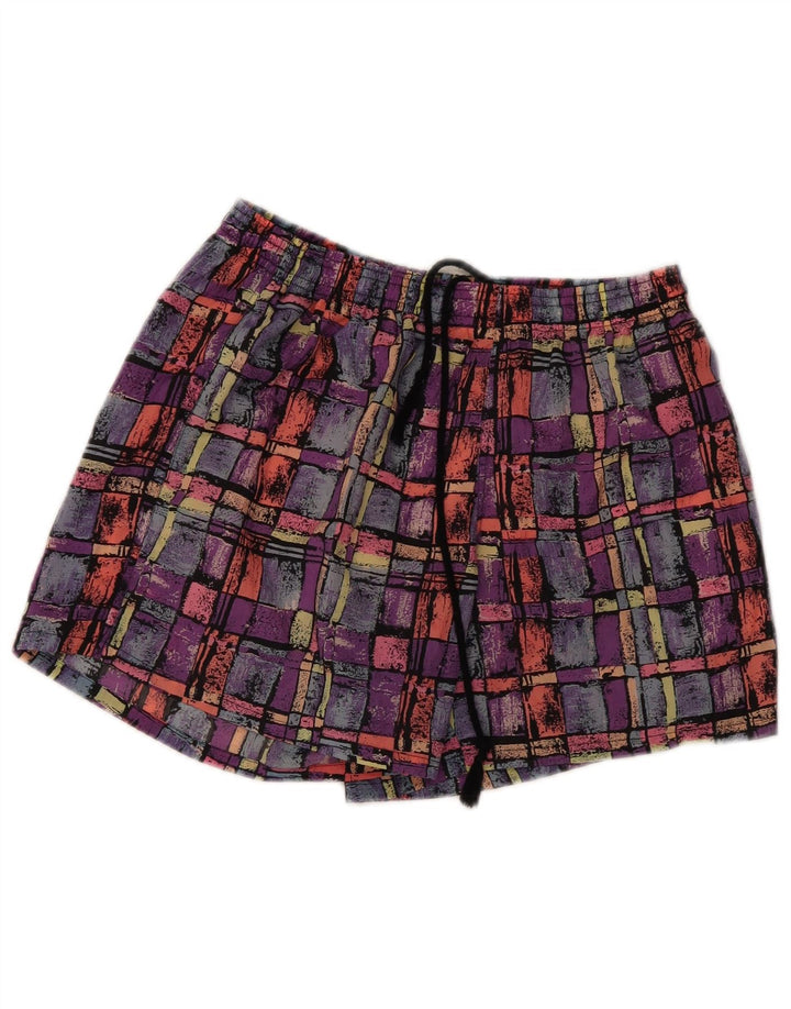 Pantaloncini da bagno uomo Santostefano piccoli geometrici multicolori in poliammide