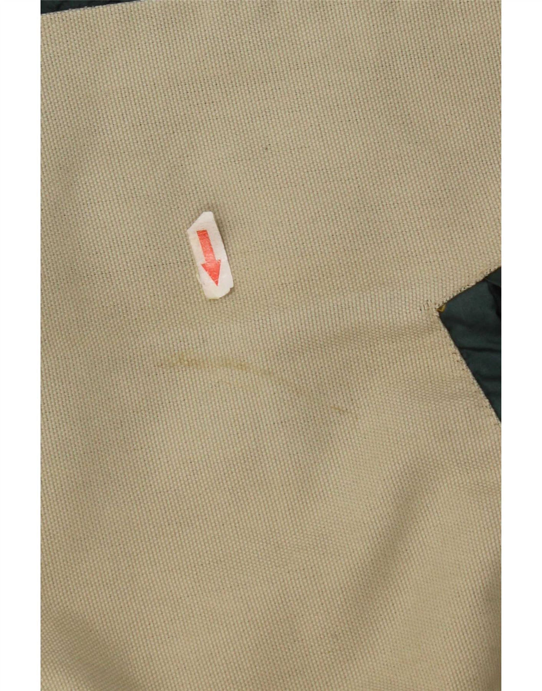 Giubbotto bomber vintage da uomo UK 42 XL Beige Colourblock