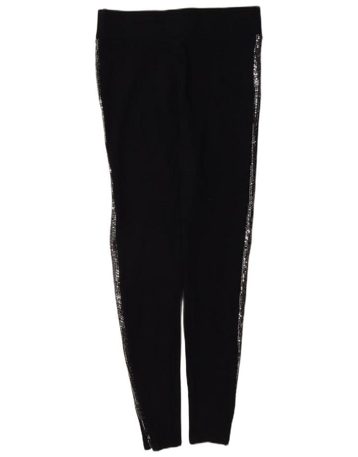 Leggings da donna Marks & Spencer UK 10 Small viscosa nera