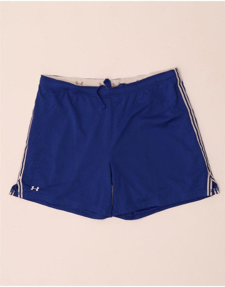 Pantaloncini sportivi Under Armour da uomo Heat Gear Poliestere blu medio