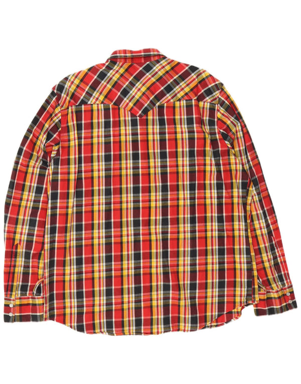 Camicia a quadri Levi's da uomo 2XL in cotone a quadri multicolore