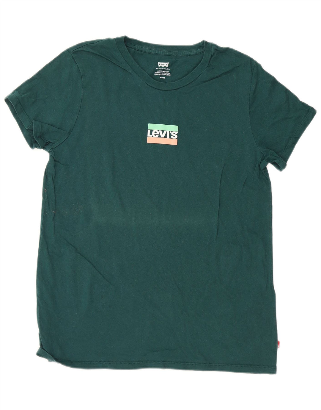 T-shirt grafica da uomo Levi's Top in cotone verde medio