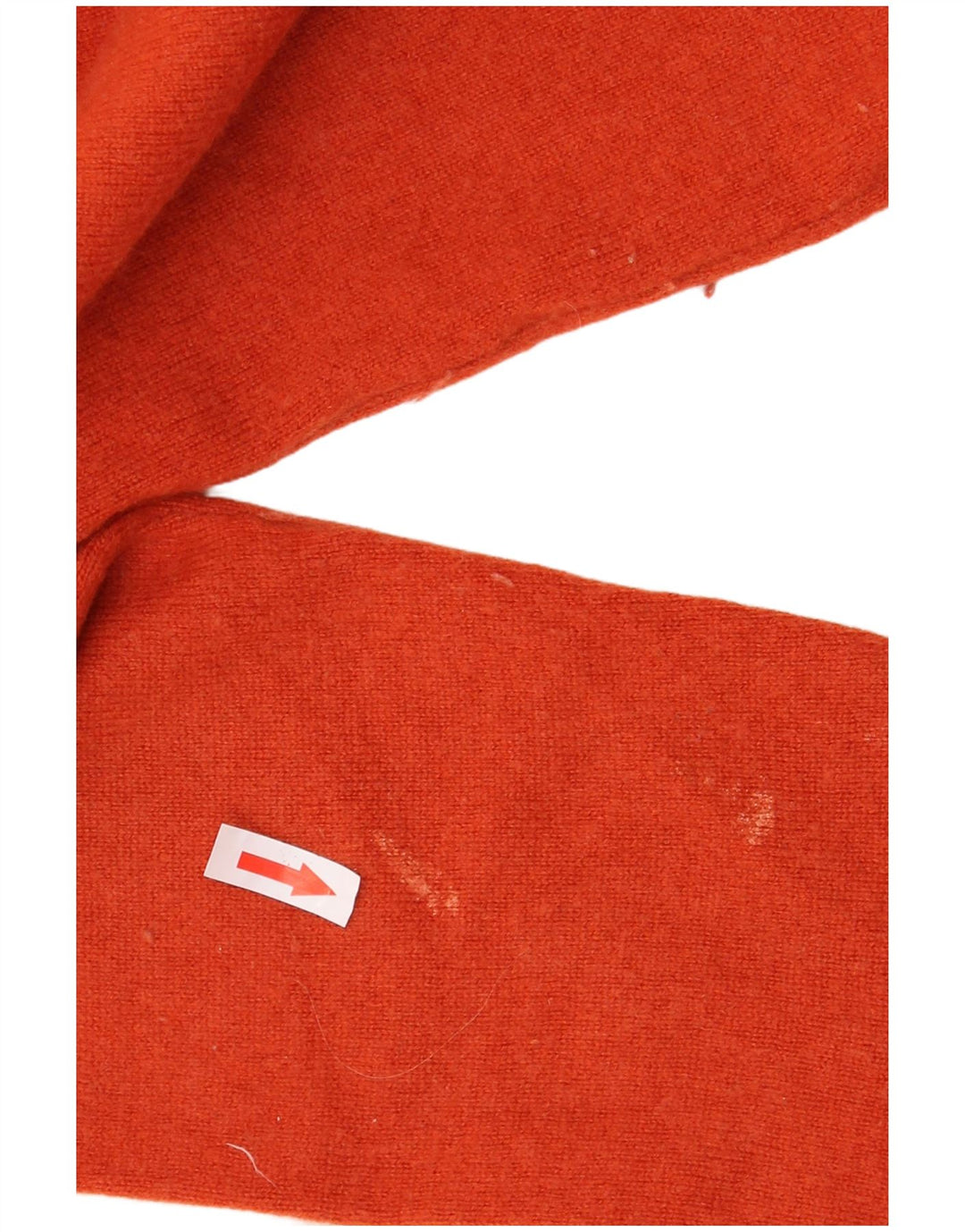 Maglione da donna Hobbs Crop Turtle Neck Jumper UK 16 Large Orange Wool