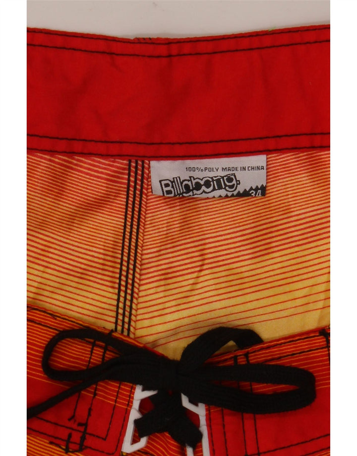 Pantaloncini da bagno grafici da uomo Billabong grandi a righe multicolori