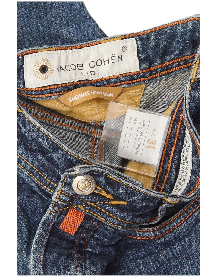 Jacob Cohen Jeans slim fatti a mano da donna W31 L28 cotone blu