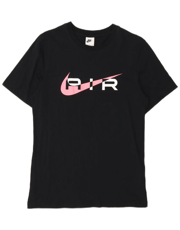 T-shirt grafica da uomo Nike Top Small in cotone nero