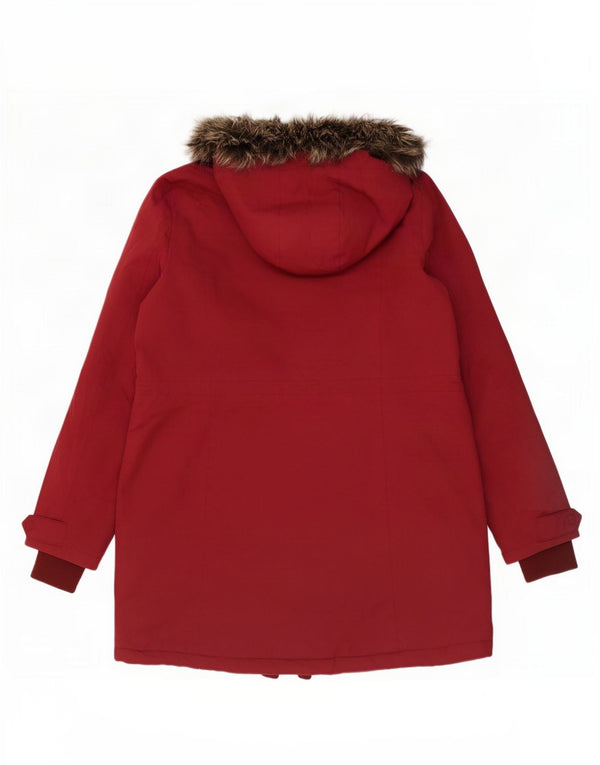 Impermeabile con cappuccio da donna O'Neill UK 16 Large Bordeaux Poliammide