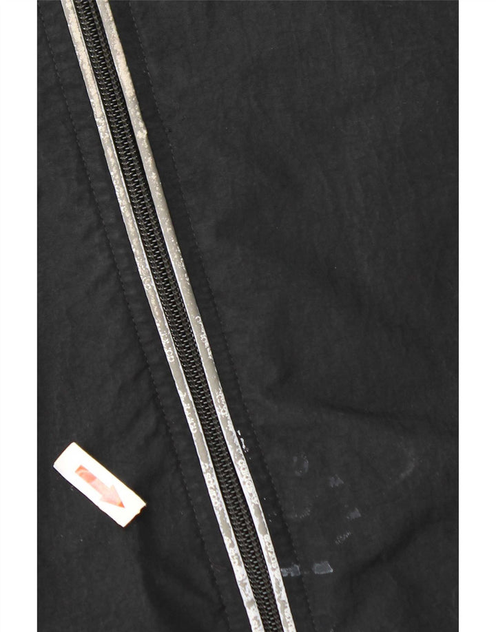 Giacca antipioggia da uomo Adidas con cappuccio UK 38 Nylon color block grigio medio