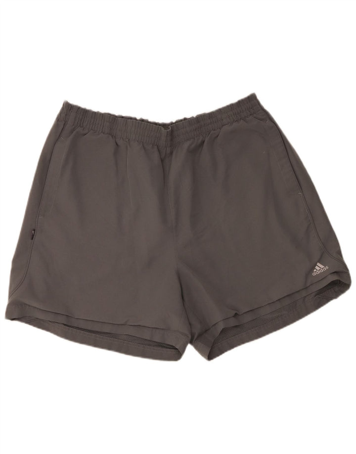 Pantaloncini sportivi da uomo Adidas 2XL Poliestere grigio