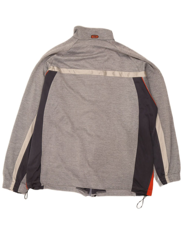 Giacca da tuta da uomo Diadora UK 46 XL Poliestere color block grigio