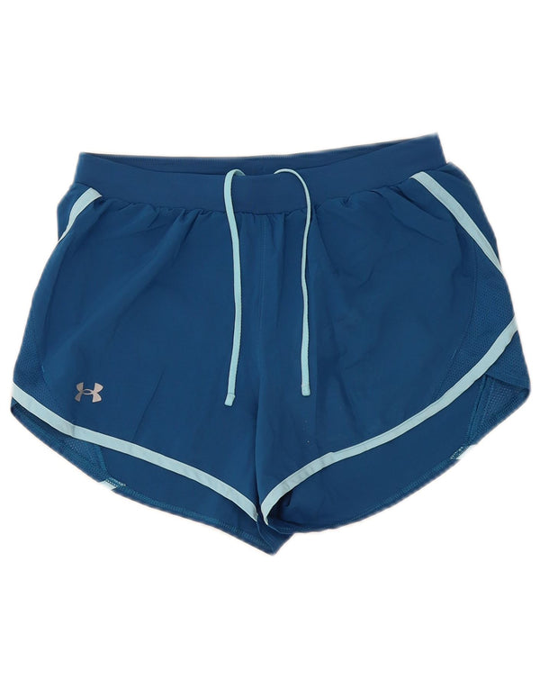 Pantaloncini sportivi da donna Under Armour UK 10 piccoli sport a strisce blu