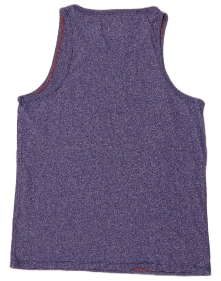 Canotta da uomo Superdry grande blu screziato