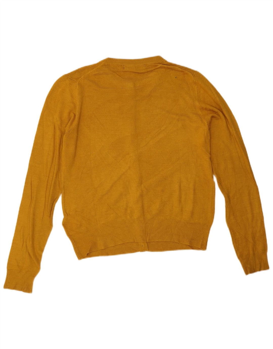 Maglione cardigan oversize da donna Marks & Spencer UK 8 piccolo giallo