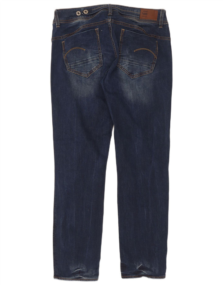 Jeans slim midge da donna G-Star W33 L30 cotone blu navy