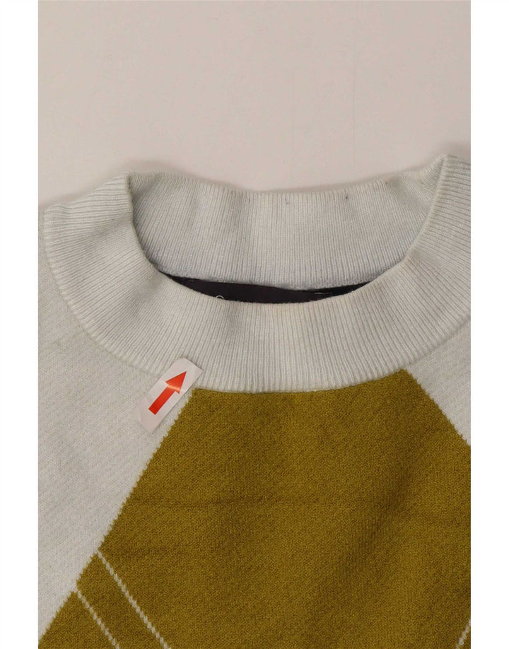 Maglione maglione girocollo da donna Marks & Spencer UK 14 medio multicolore