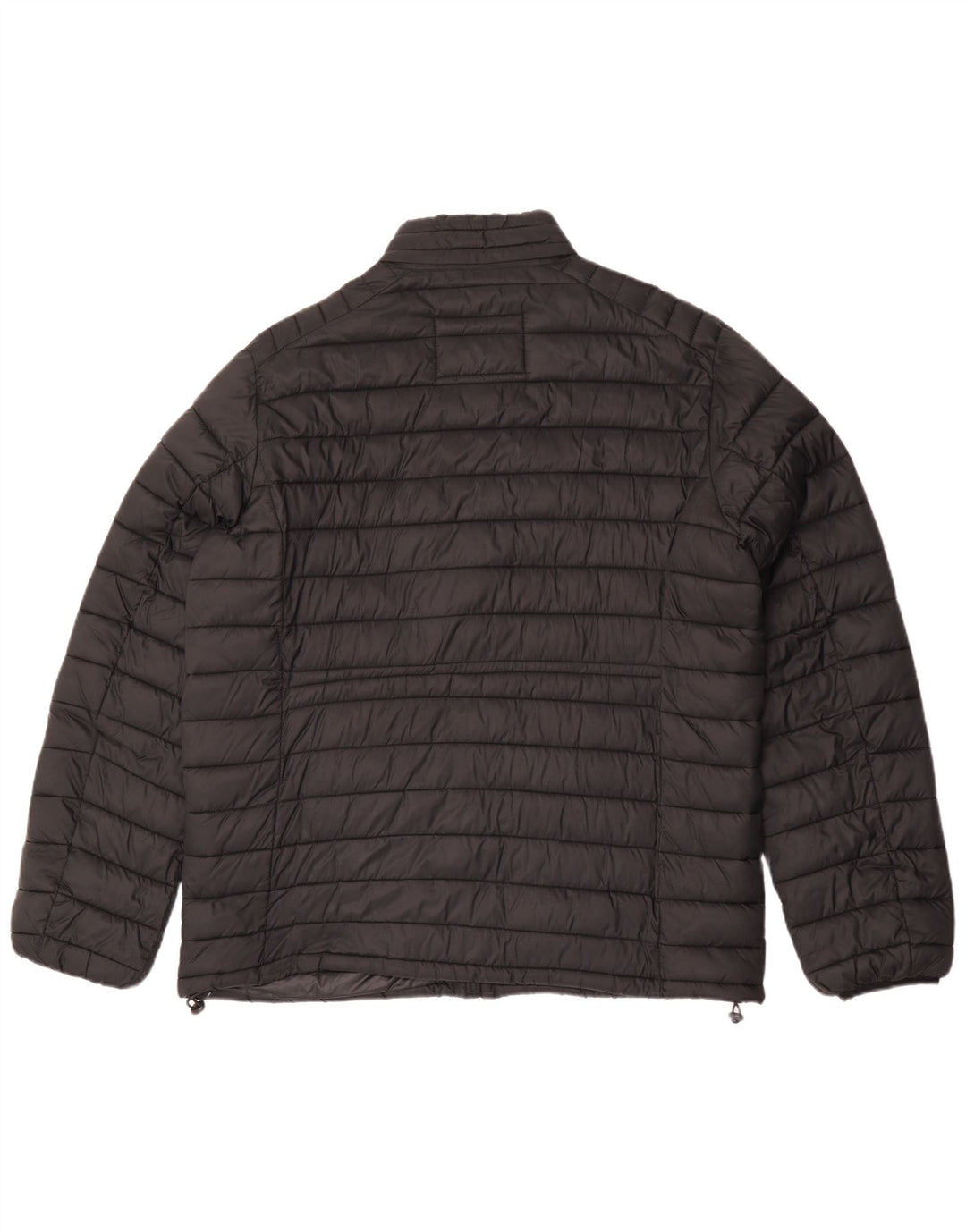 Giacca imbottita da uomo Karl Lagerfeld UK 40 Large nera in poliammide