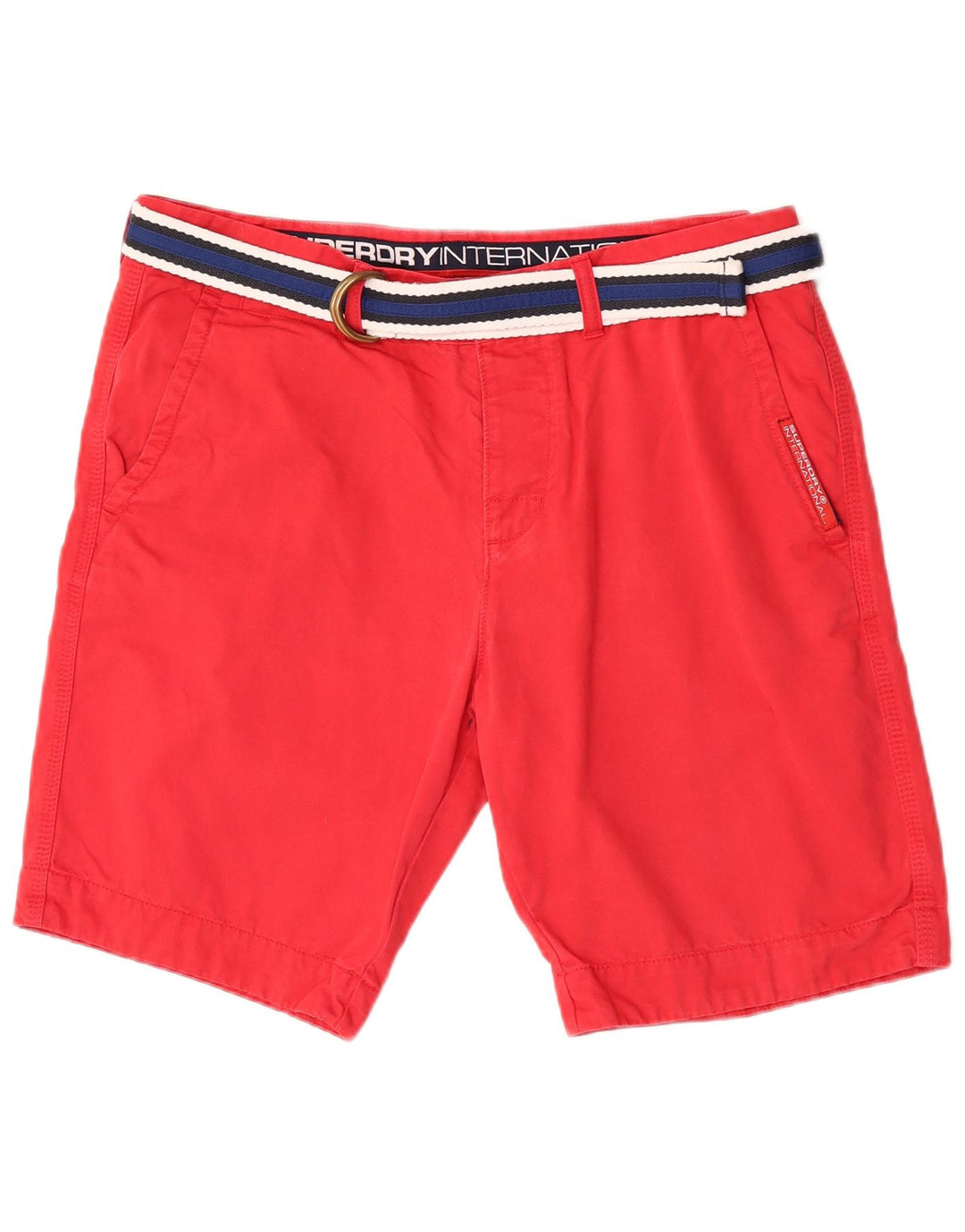 Pantaloncini chino da uomo Superdry XL W36 in cotone rosso