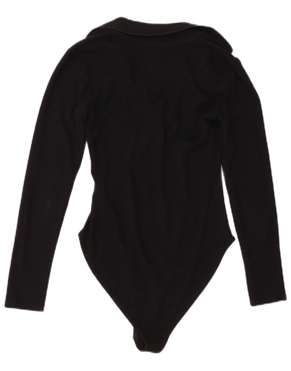 Body Zara da donna con collo alto UK 12 poliestere nero medio