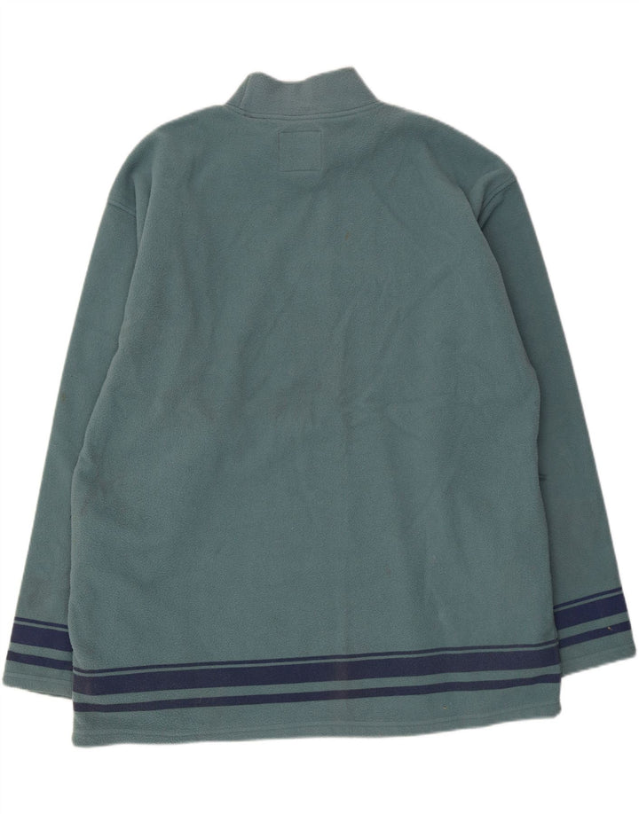Maglione in pile da uomo SONNETI 4XL Poliestere a righe blu