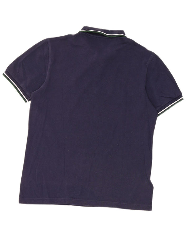 Polo da uomo Fred Perry in cotone blu navy medio