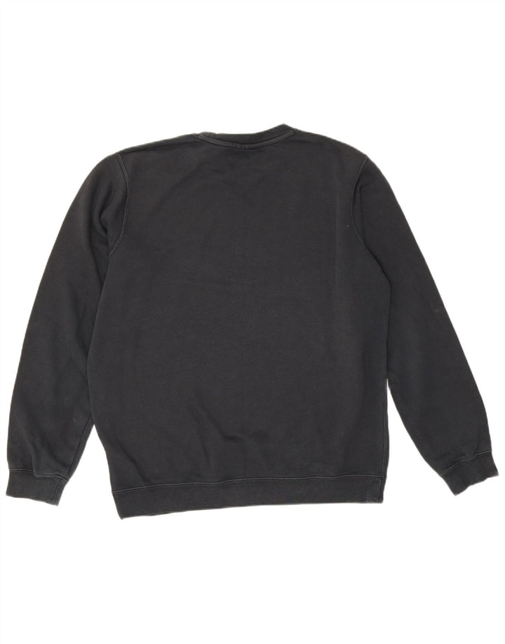 NIKE Felpa da Uomo Maglione Medio Nero in Cotone