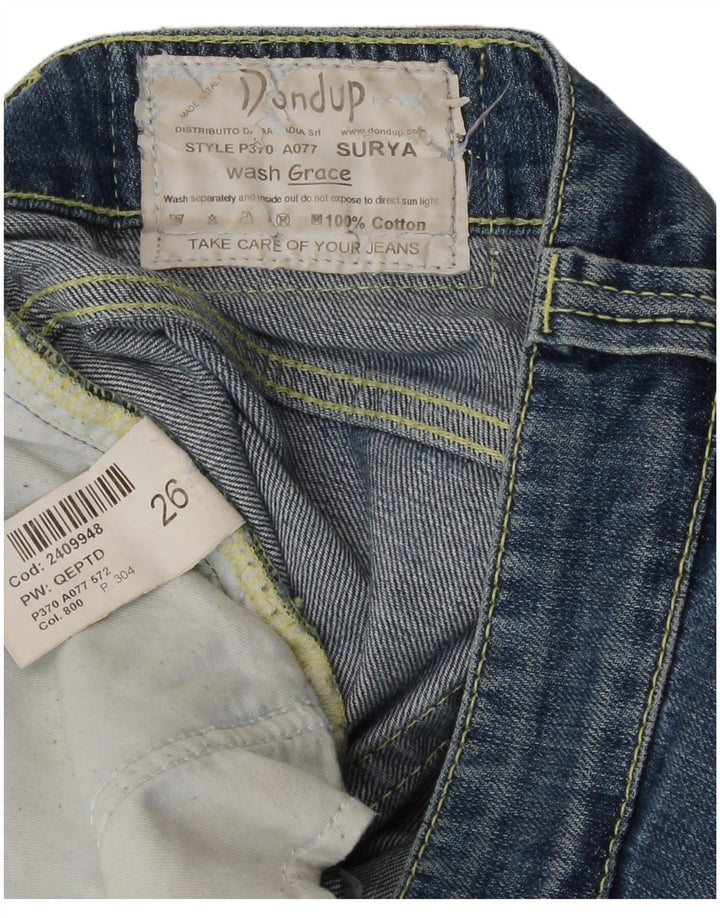 Dondup Jeans Cropped Donna W26 L23 Cotone Blu