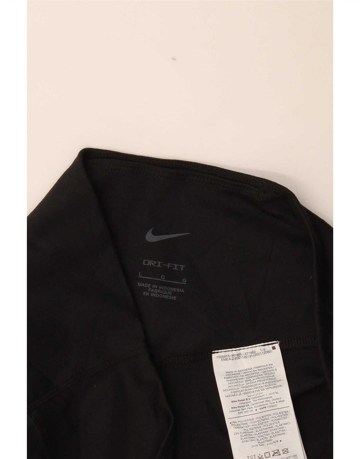 Leggings Nike Dri Fit da donna UK 14 grande poliestere nero
