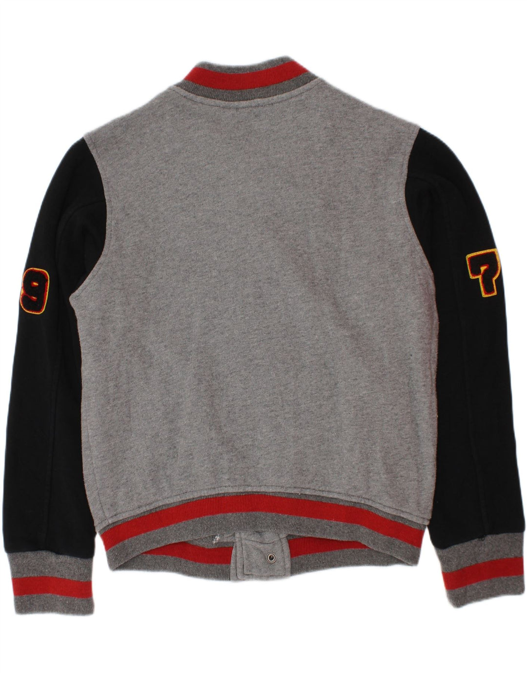 Giacca college grafica per ragazzi Diesel 7-8 anni Colorblock grigio