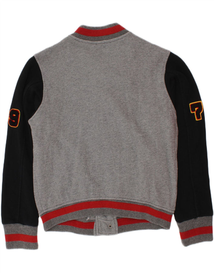 Giacca college grafica per ragazzi Diesel 7-8 anni Colorblock grigio