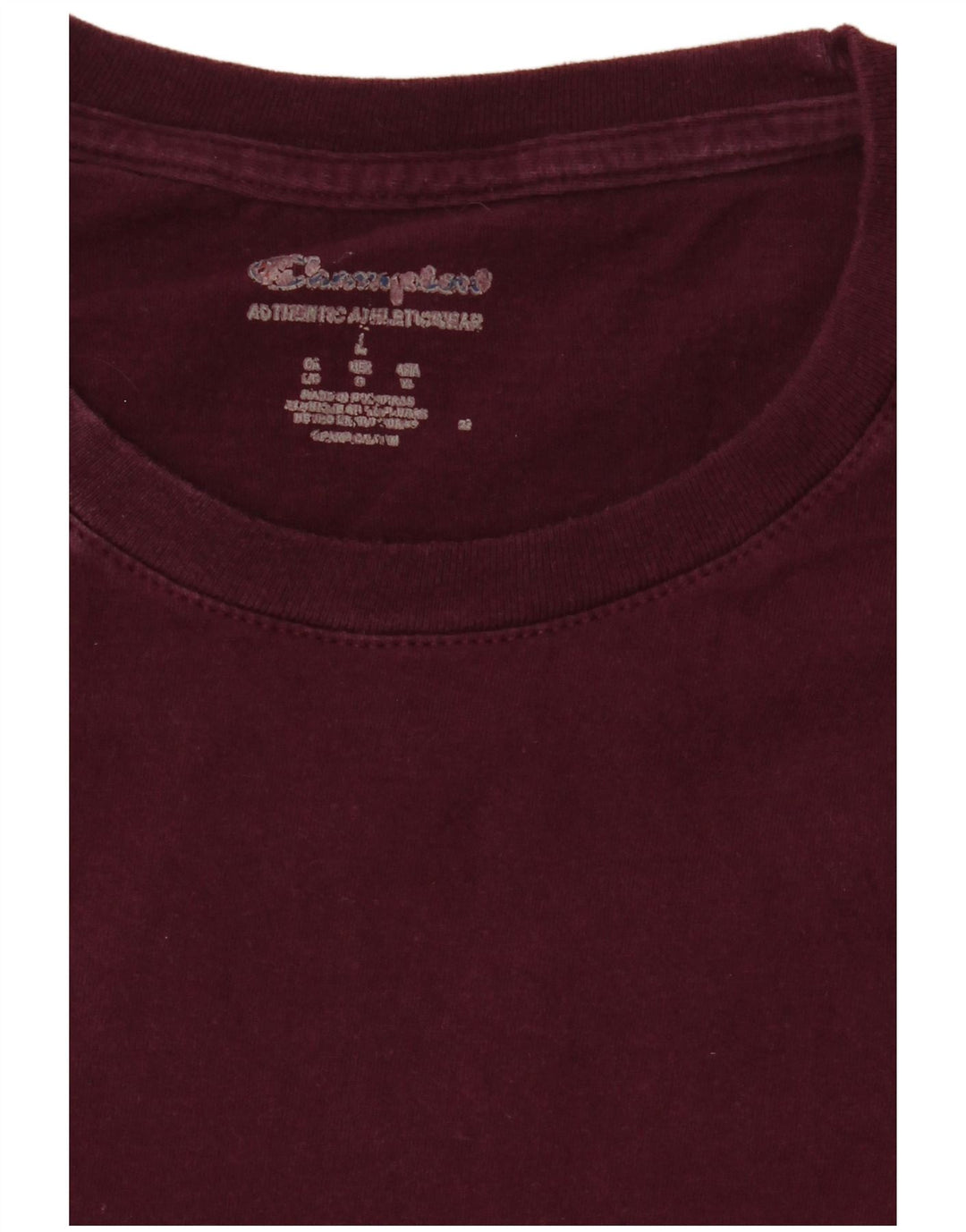 T-shirt da uomo Champion Top Large Bordeaux