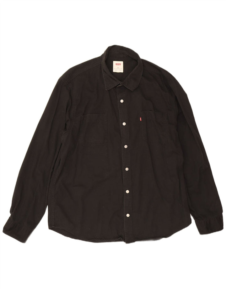 Camicia Levi's da uomo 2XL in cotone nero