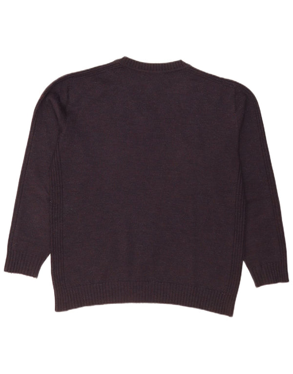 Maglione maglione da uomo con scollo a V Pierre Cardin XL blu navy
