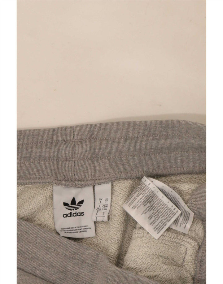 Pantaloni da tuta da uomo Adidas Joggers grandi in cotone grigio