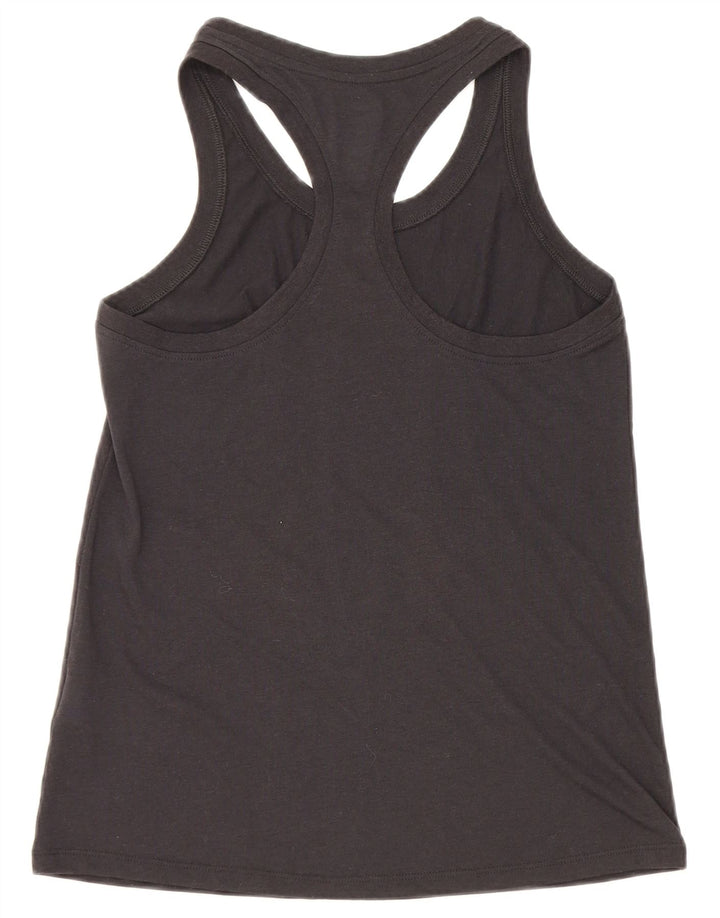 Canotta grafica Nike Dri Fit da donna UK 10 piccola in poliestere nero