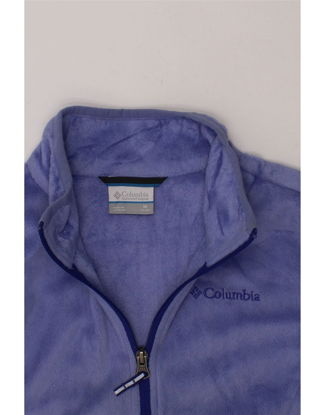 COLUMBIA Girls Fleece Jacket 10-11 Years Medium  Purple Polyester Vintage Columbia and Second-Hand Columbia from Messina Hembry 