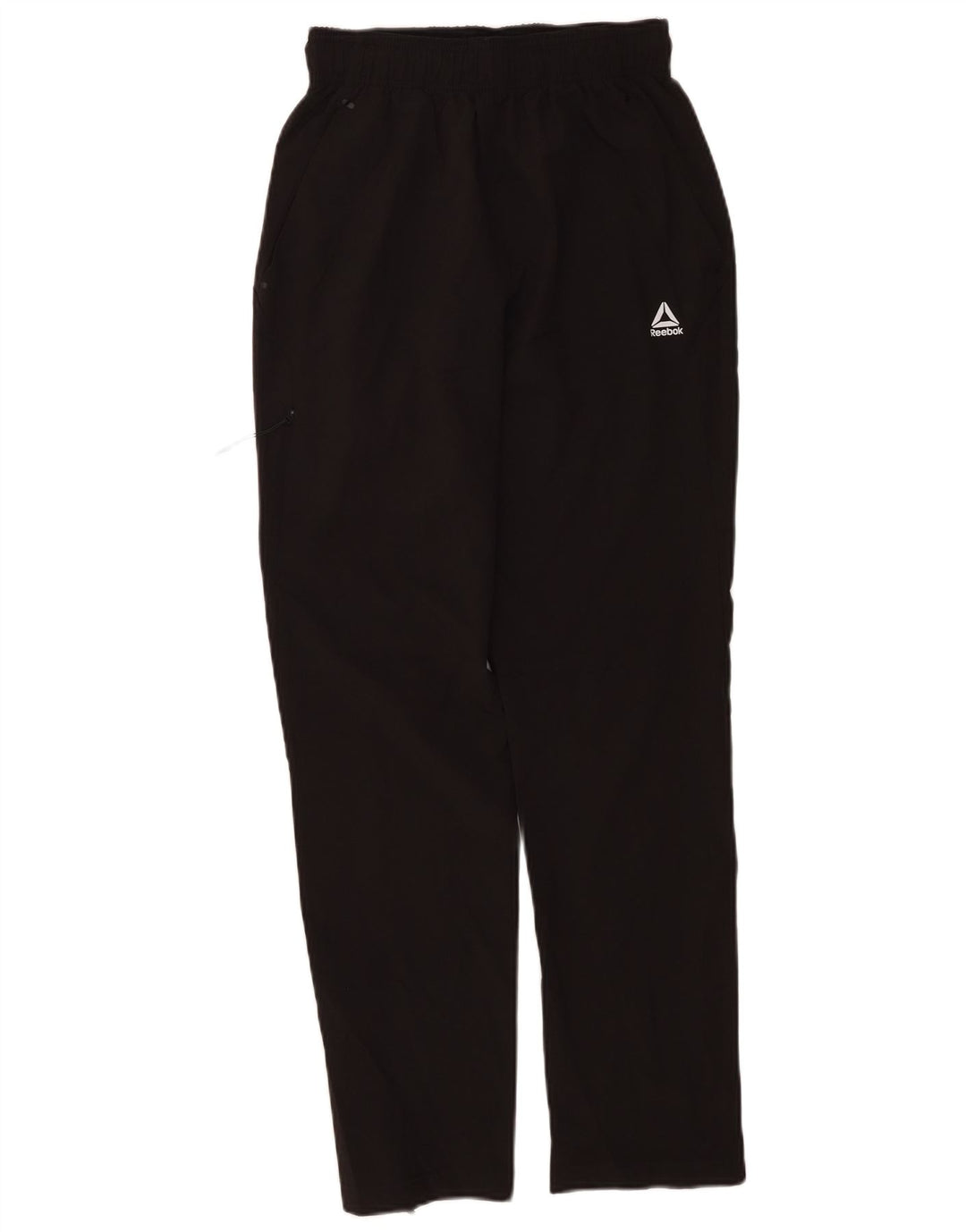 REEBOK Mens Cargo Tracksuit Trousers Small  Black Polyester