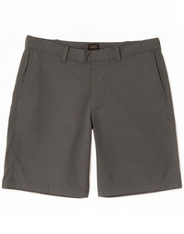 J. Pantaloncini chino da uomo Crew medi W33 Nylon grigio