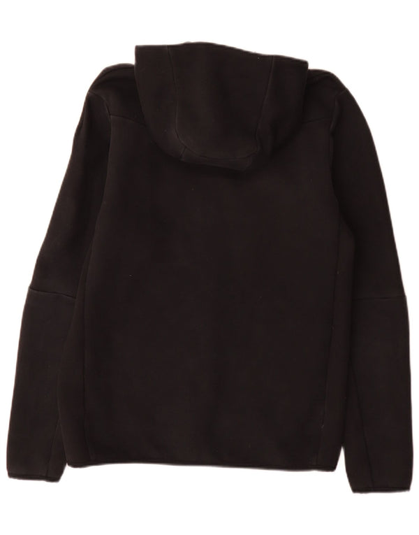 Felpa con cappuccio e zip Nike da uomo, vestibilità regolare, piccola, in cotone nero, sportiva