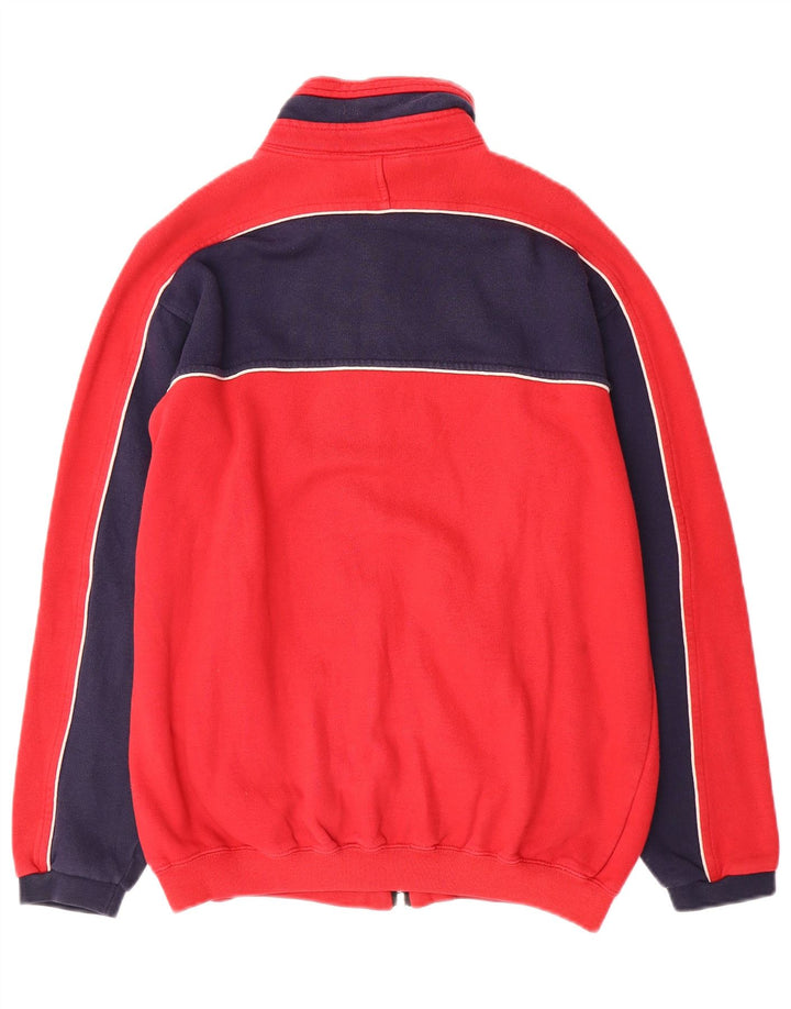 Giacca da tuta da ragazzo Champion 13-14 anni in cotone color block rosso