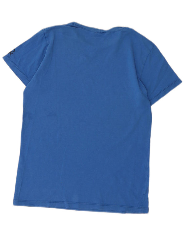 Maglietta Benetton Bambino 13-14 Anni Blu