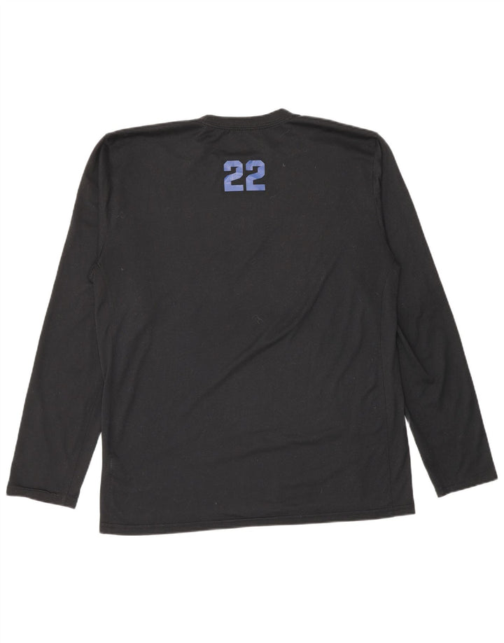 Nike Wildcats Graphic Top da uomo a maniche lunghe grande in poliestere nero