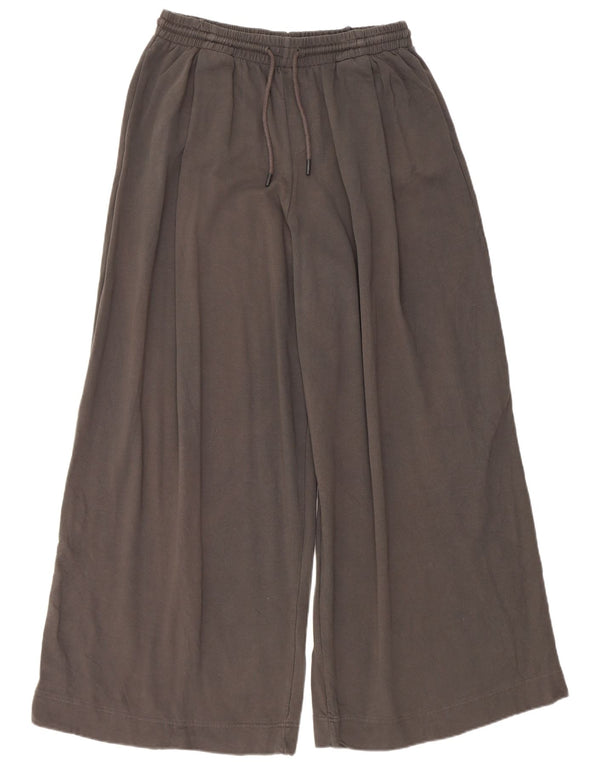 Pantaloni da tuta da donna Zara a gamba larga UK 14 Large in cotone grigio