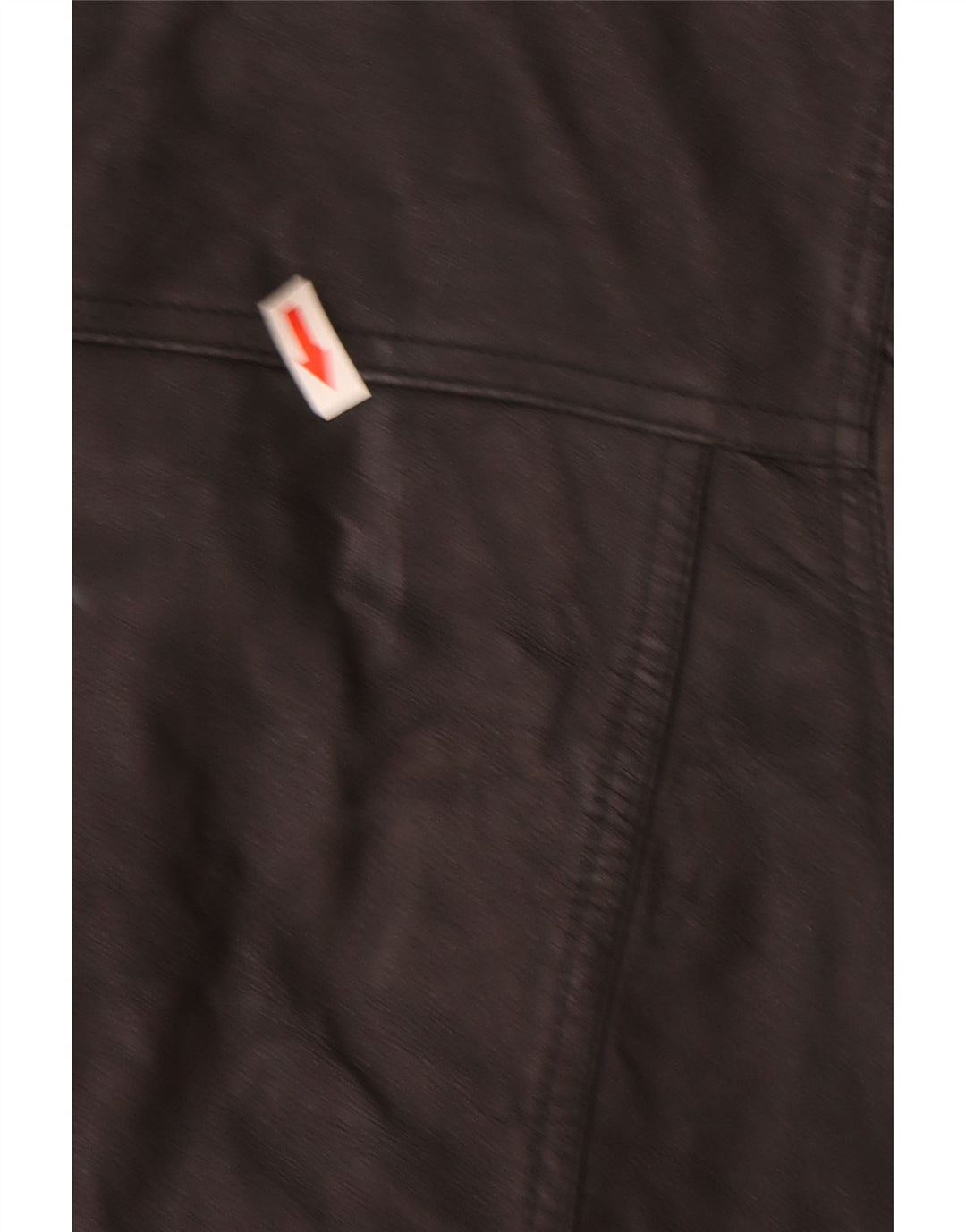 Giacca in pelle vintage da donna UK 16 grande in pelle nera