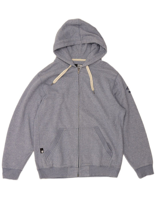 Maglione con cappuccio e zip da uomo Rip Curl grande in cotone blu