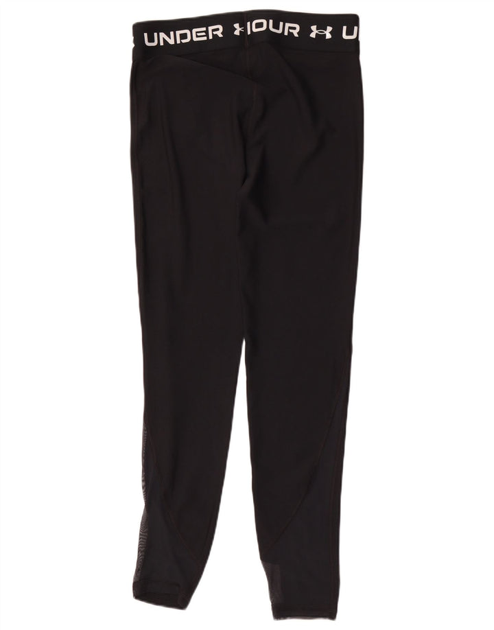 Leggings grafici per ragazze Under Armour 12-13 anni in poliammide nero