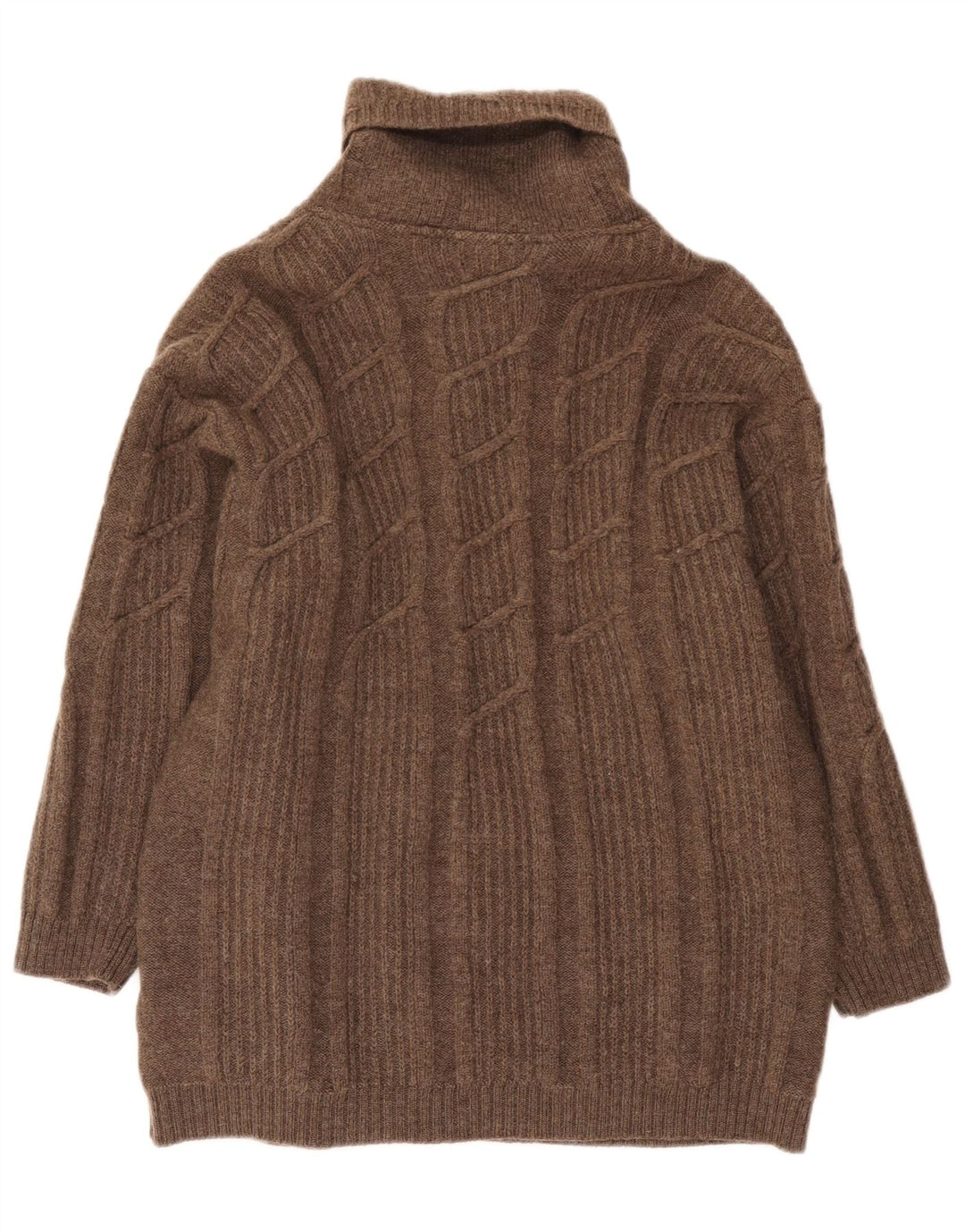 Maglione cardigan da donna Geiger EU 42 grande lana marrone