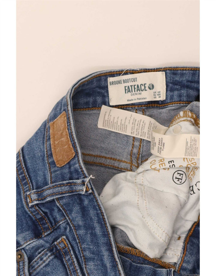 Jeans bootcut da donna Fat Face UK 12 medio W30 L29 cotone blu